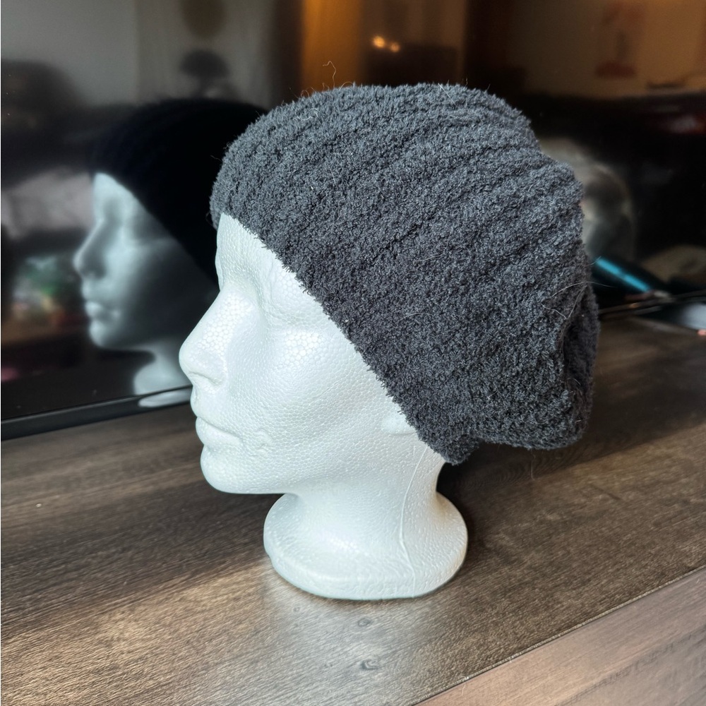 Three Bird Nest Gray & Black Knit Hats - Picture 6 of 9